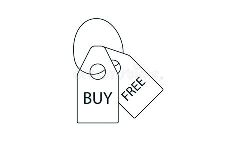 Buy One Get One Free Icon Symbol Design Vector Image Stock Illustration