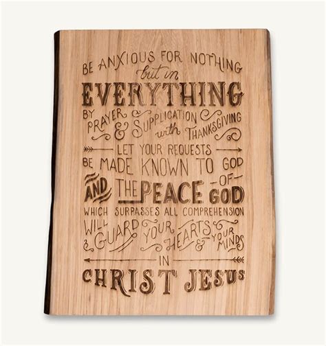 Philippians 46 7 Laser Engraved Reclaimed Wood — Scripture Type
