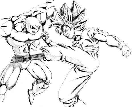 🐉 Imágenes De Goku Vs Jiren Para Dibujar Y Colorear 🎨