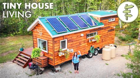 Woman Living Off Grid In Her Tiny House In Northern Canada Youtube