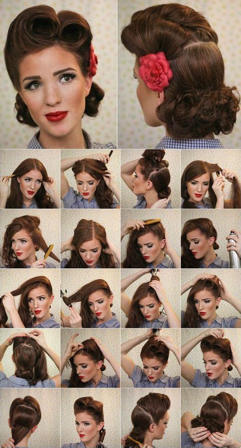 How To Do 1950s Hairstyles For Medium Hair 31 Simple And Easy 50s Hairstyles With Tutorials
