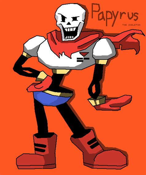 Pixilart Papyrus The Skeleton By Jamesanimeart