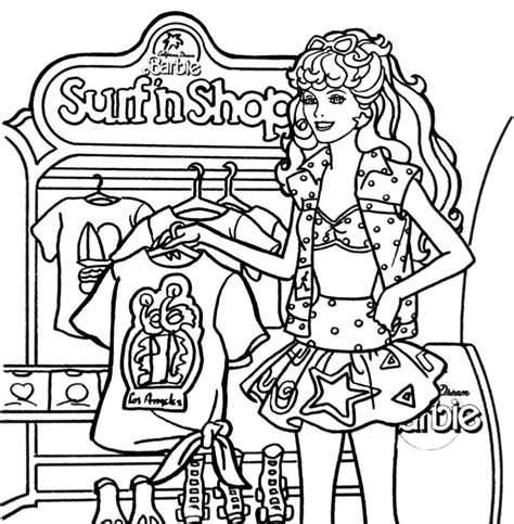 All the colors that you might need are at your disposal and you just have to invent the reality in which you want to place your barbie, using bright or subtle tones and follow the. Pin by Tsvetelina on Barbie coloring - part 2 | Barbie ...