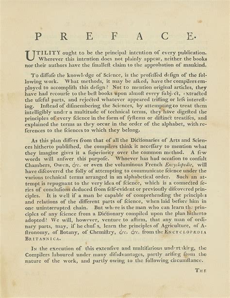 Preface To The First Edition Of The Encyclopædia Britannica History