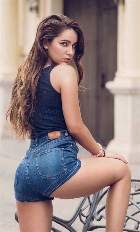 jeans babes — facinstbeauties ️ shorts with tights girls in leggings denim shorts style