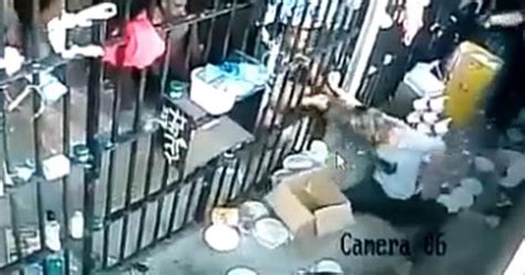 Terrifying Video Shows The Moment Female Security Guard Is Beaten By Prisoners In Surprise