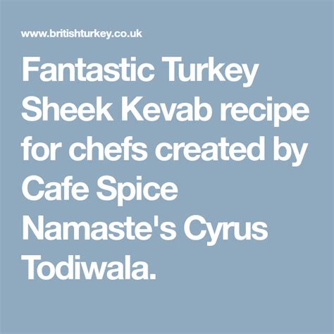 Turkey Sheek Kevab Recipe Turkey Paleo Chilli Kebab