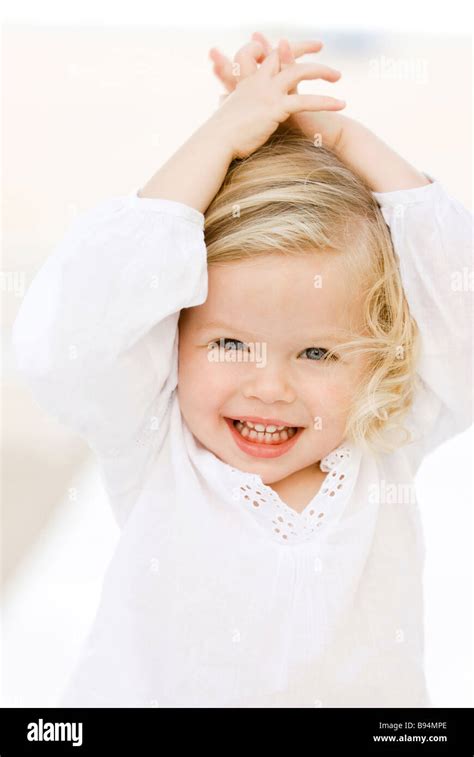 Child At Beach Playing Stock Photo Alamy