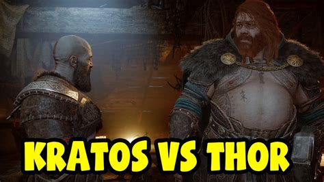 God Of War Ragnarok Kratos Vs Thor En Español Latino Thor God