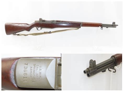 Us Springfield Armory M1 Garand Rifle 1622 Candrantique001 Ancestry