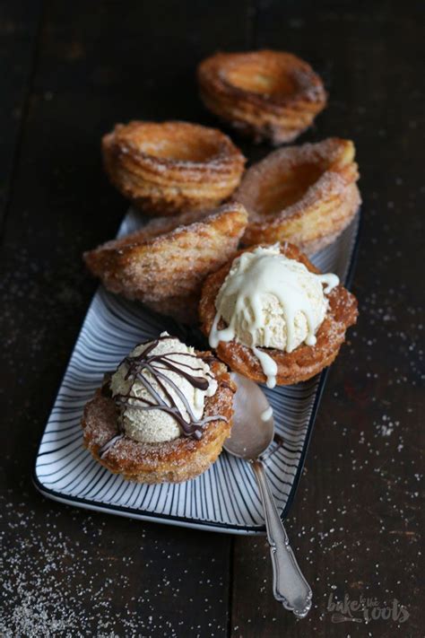 Churro Cups Mit Eiscreme Bake To The Roots Recipe Baking Churros