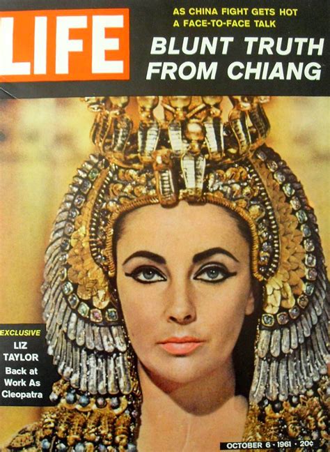 October 1961 Elizabeth Taylor Life Magazine Liz Taylor Vin