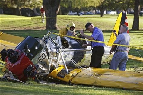 Harrison Ford Battered But Ok After La Plane Crash Inquirer