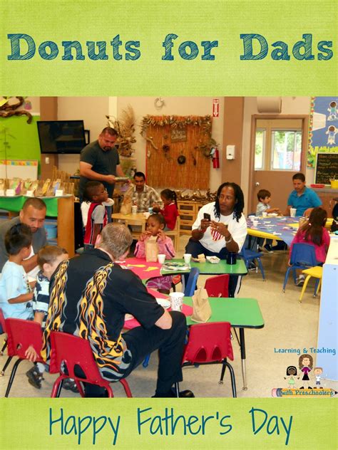 Learning And Teaching With Preschoolers Fathers Day Celebration