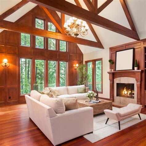 10 New Trends In Wood Trim Living Room Wood Floor Cherry Wood Floors
