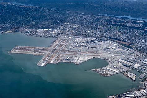 Aerial Photograph Of San Francisco International Airport 5472 X 3648