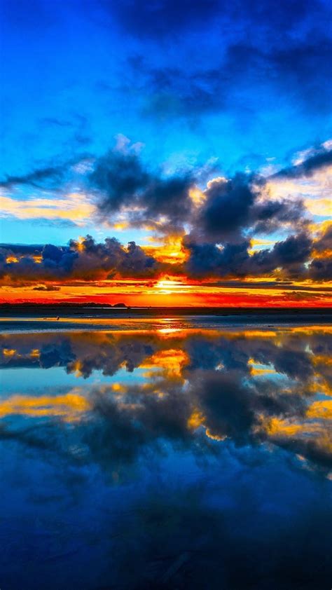 Cook Strait Manakau New Zealand Sea Sunset Clouds 美しい風景 夕焼け 風景