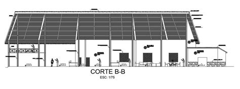 A Hut Type Club House Front Elevation View Is Given In This Autocad