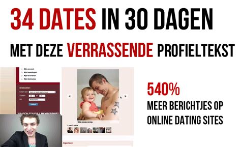 34 dates in 30 dagen met deze profieltekst voor online dating