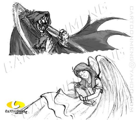 Angel Vs Devil By Ctm By Cartoonmeng On Deviantart