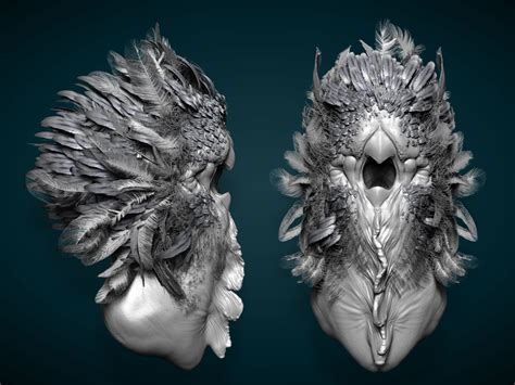 A Guide To Creating Feathers In Zbrush Zbrush Feather Tutorial