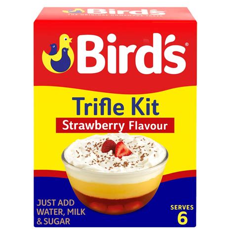 Is It Gluten Free Birds Strawberry Flavour Trifle Kit 141g Spoonful