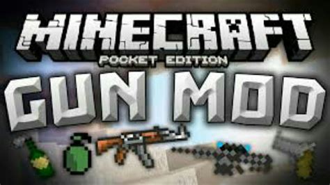 Minecraft Mod Showcases Gun Mod Pocket Edition Youtube