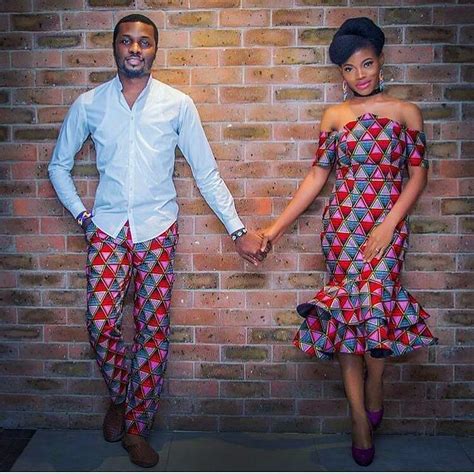 Dazzling African Print Matching Outfits Worth A Try With Your Partner