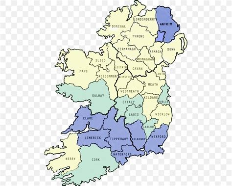 Counties Of Ireland Irish Map County Png 507x656px Counties Of