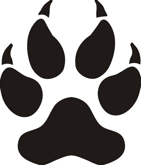 Panther Paw Prints Clip Art Clipart Panda Free Clipart Images