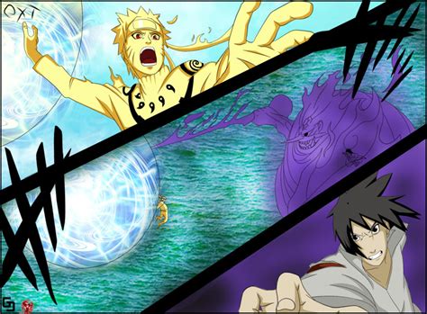 Naruto Vs Sasuke Final Battle Hd Anime Wallpaper Hd