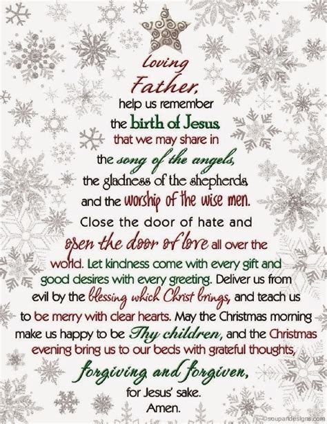 Best christmas dinner prayers short from christmas dinner prayers.source image: Christmas Prayer Dear God, Help Us Remember The Birth Of ...