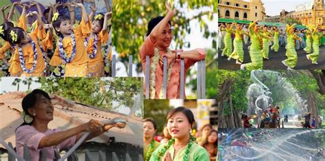 Myanmar New Year Festival 2024 Myanmar Venue Date And Photos