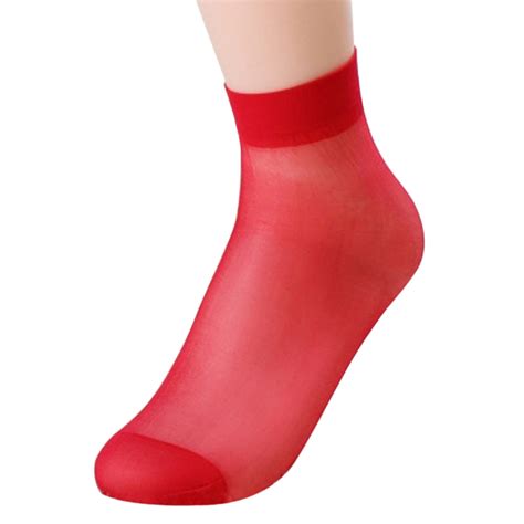 10 Pairs Sexy Womens Girl Ankle Low Cut Socks Ultra Thin Silk Short Stockings Ebay