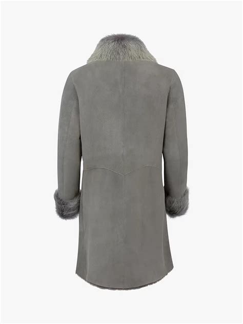 celtic and co toscana trim coat grey at john lewis and partners