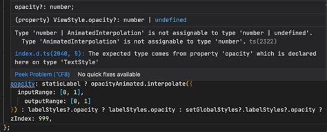 Typescript Issue With Opacity Value Issue Cnilton React Native Floating Label Input Github