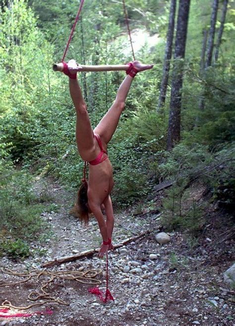 Upside Down Outdoor Suspension Bondage Pictures