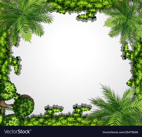 Free Vector Images Vector Art Digital Frame Green Nature Border