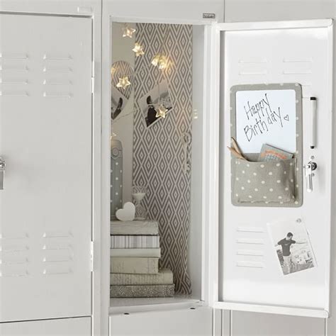 Preppy Diamond Gray Locker Wallpaper 3 Sheets School Locker