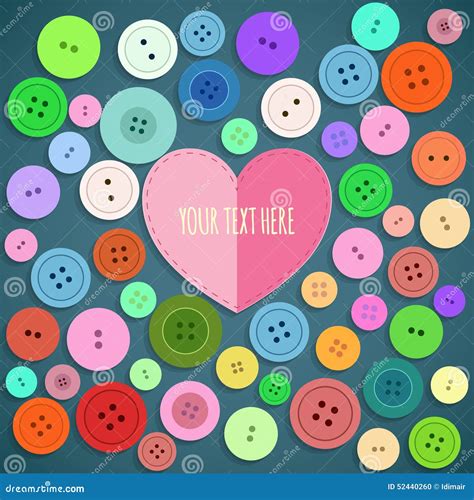 Colorful Sewing Buttons Seamless Pattern Vector Stock Vector