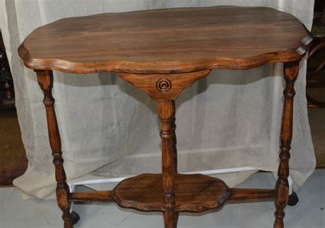 Antique Walnut Victorian Parlor Table Accent Table Oval Etsy