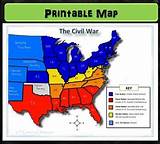 Pictures of Printable Civil War Map