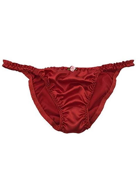 Buy Satini Womens Tanga Bikini Briefs Satin Panties Online Topofstyle