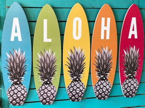 Aloha Large Surfboard Set Etsy
