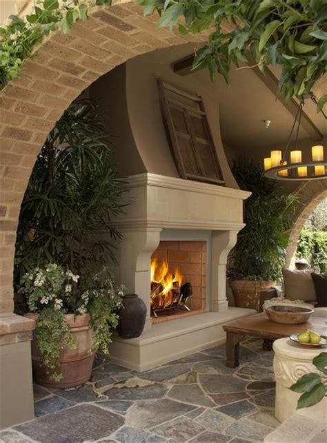 ideas  outdoor fireplace  grill