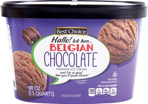 Best Choice Premium Belgian Chocolate Ice Cream 48 Oz Shipt