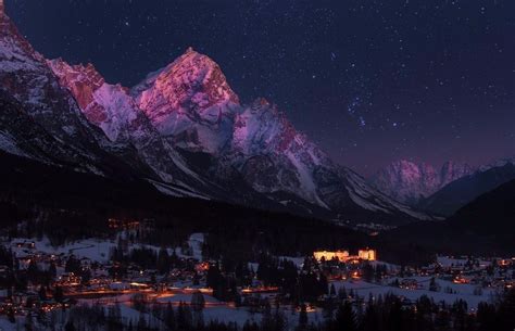 Fondos De Pantalla Montañas Noche Naturaleza Cielo Oscuridad