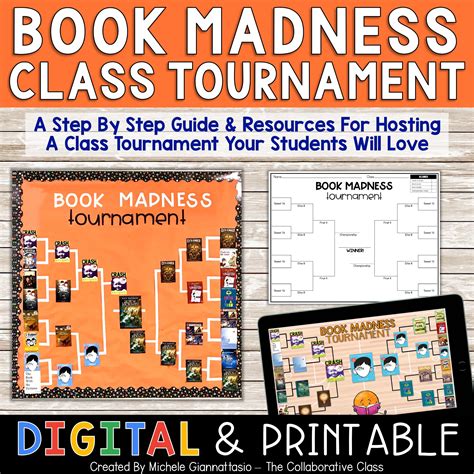 Book Madness Tournament Cover The Collaborative Class