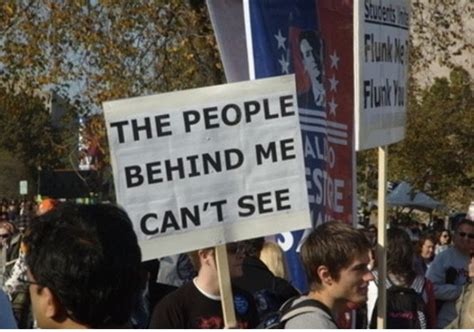 18 Photos Of Funny Protest Signs Ever Made By Protestors
