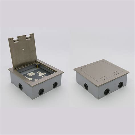 Fix recessed electrical outlets with outlet extender buddy. Service Outlet Box - Stainless Steel / Brass - United U-Li ...